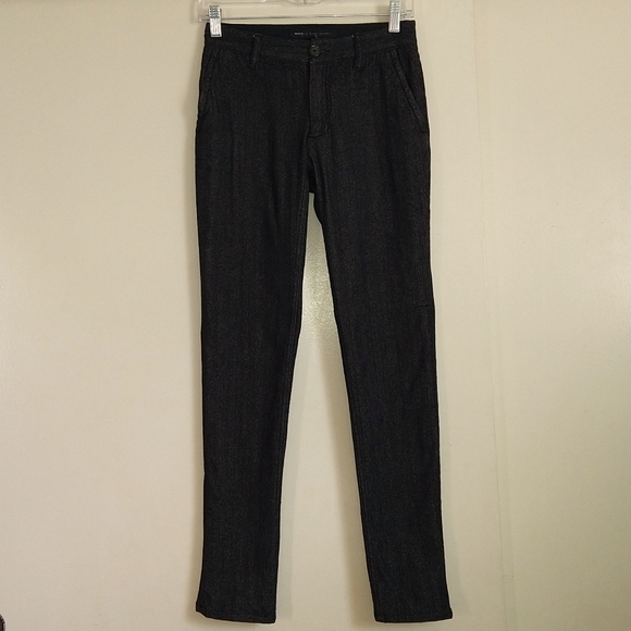 Marc Jacobs Black Wool Blend Skinny Fit Pants General Navy Size 0 - Picture 1 of 16